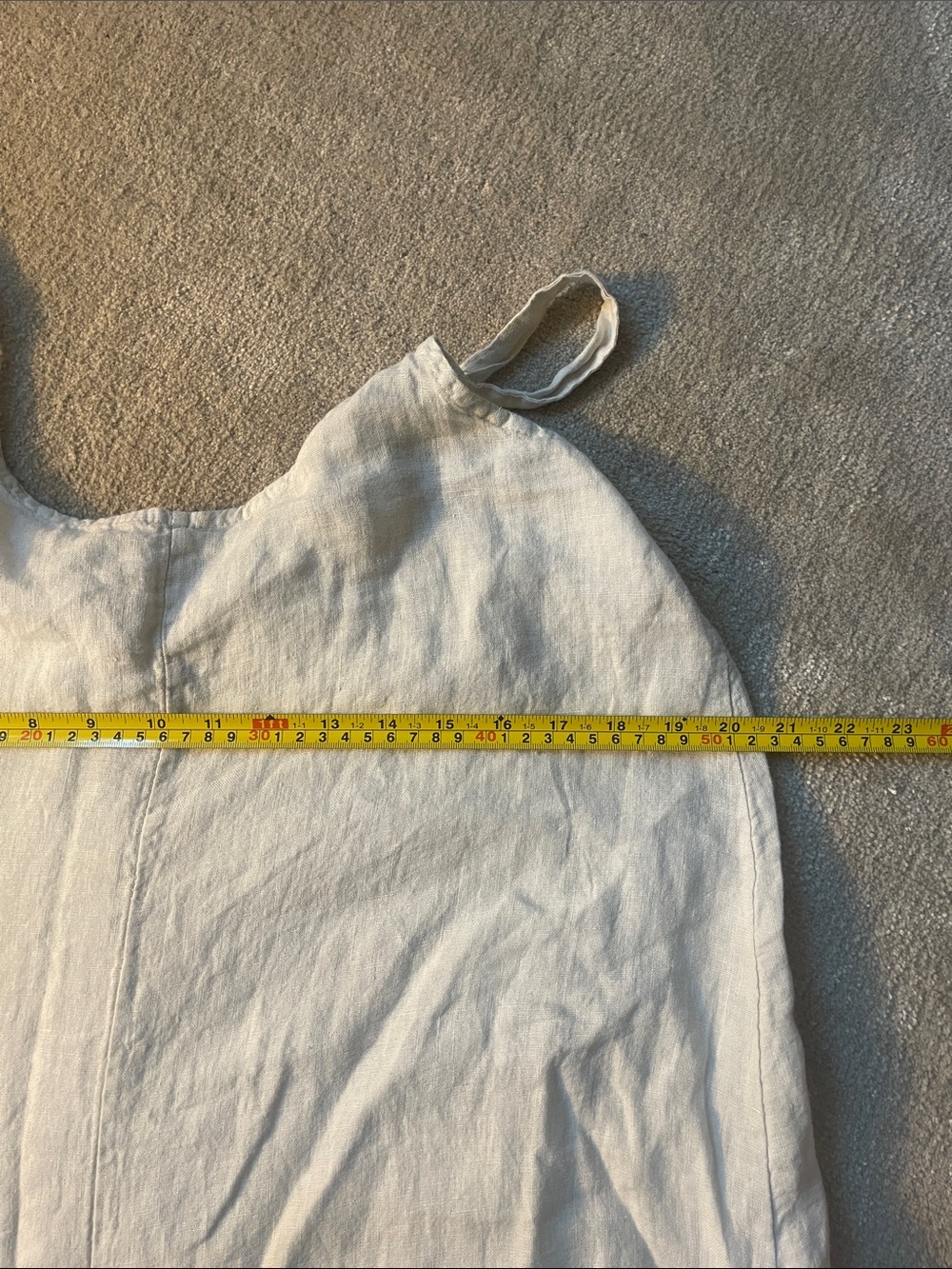 Made in Italy 100% Linen Ivory Oversized Romper Coastal Lagenlook Quiet Luxury - Picture 10 of 12